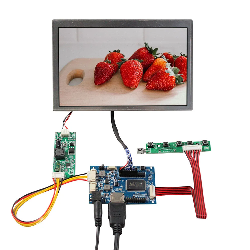 

HD MI LCD Controller Board 7" HSD070GDW6 800X480 1000nit Out Door LCD Screen