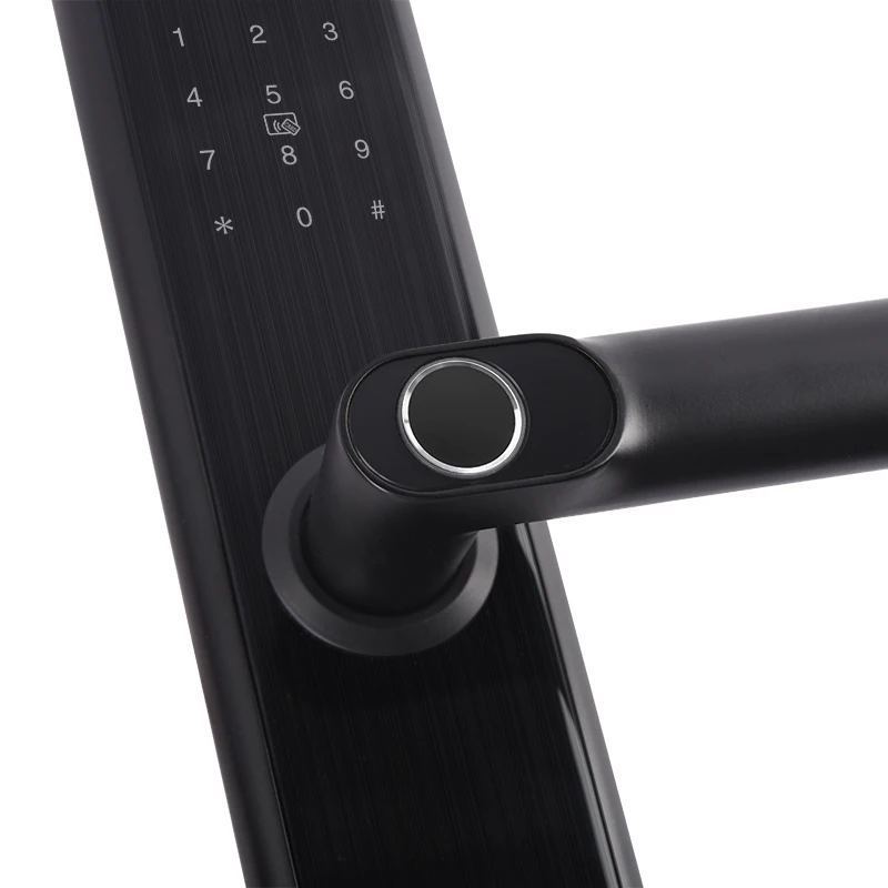 Apartment Safe Digital Ttlock Keyless Lock Elektronisches Tuya Aluminium Tür Fingerabdruck Smart Lock