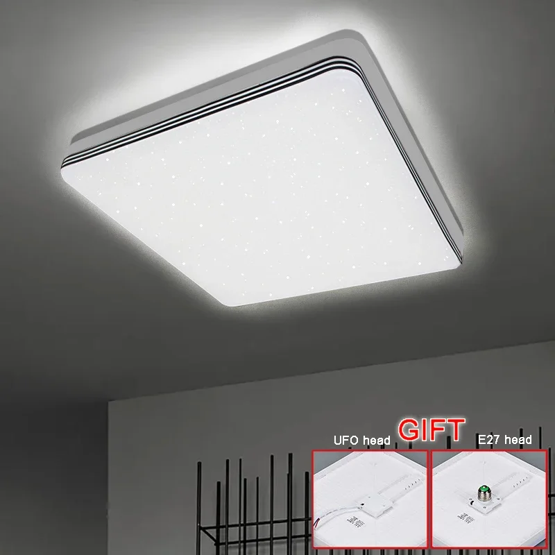 Lámpara de techo Led para sala de estar, candelabro moderno y creativo, Ultra delgado, estilo nórdico, para dormitorio y cocina