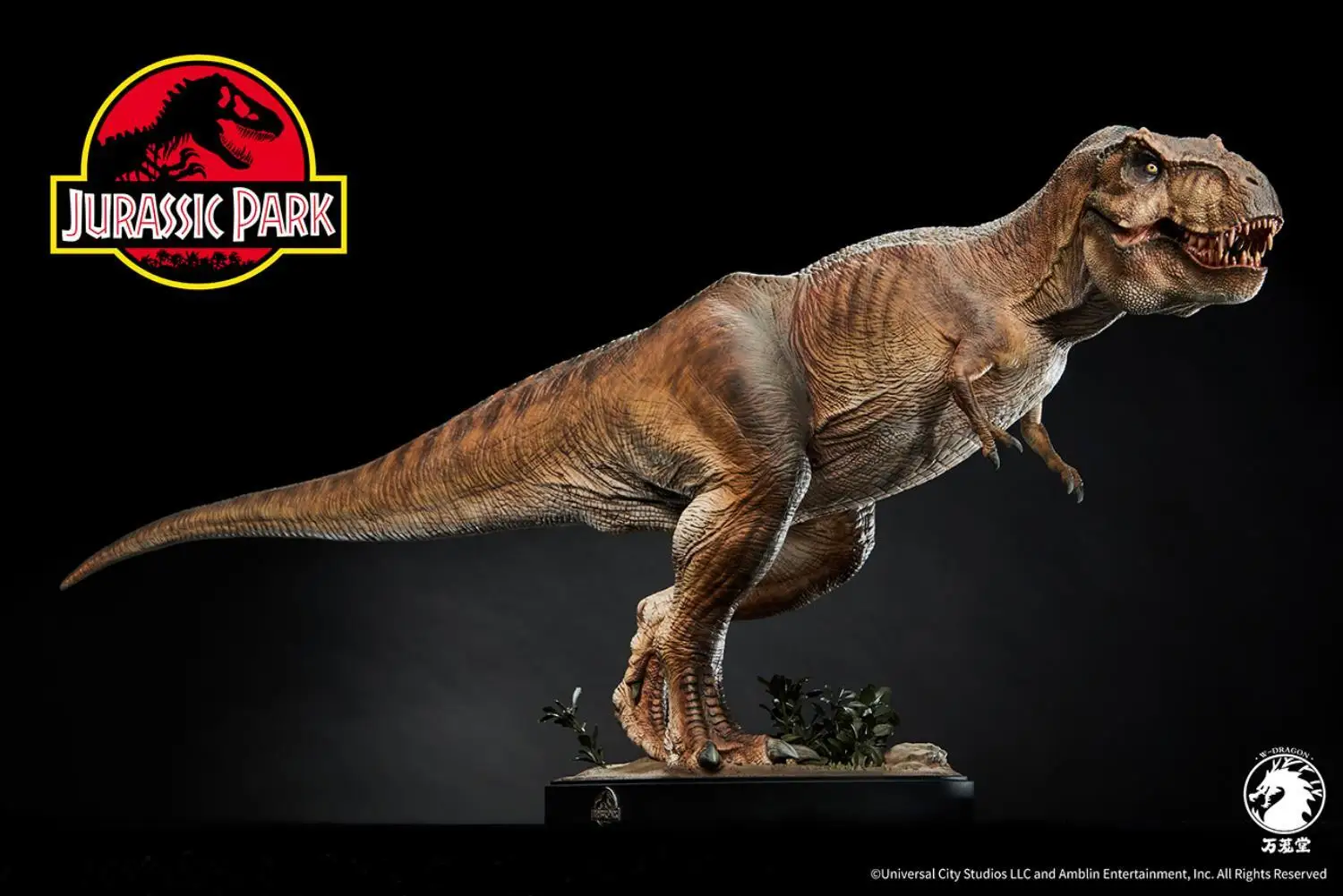 In Stock W-DRAGON Tyrannosaurus Dinosaur Model 1/20 55cm Static Statue Tyrannosauroidea Tyrannosaurus rex Limited to 400