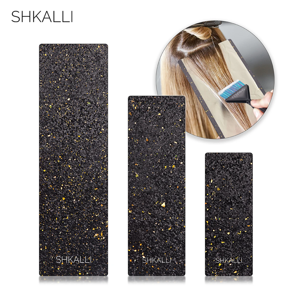 SHKALLI Foil & Balayage Carbon Fiber Board – Professional Salon Tools for Hair Bleaching, Coloring & Dyeing