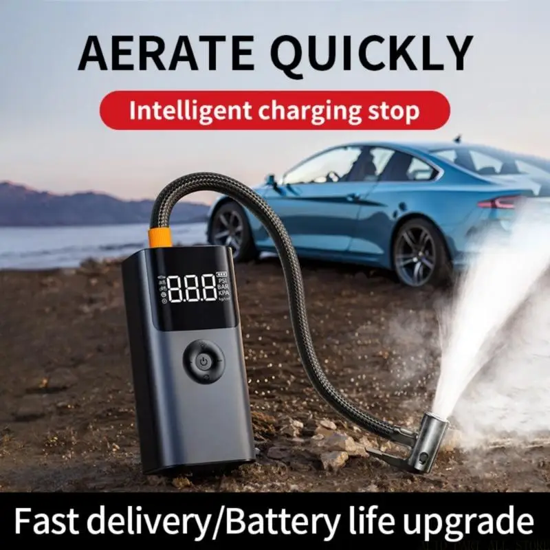 J0MA Efficient Quick Charging Vehicle Inflator Highlighting Cease Function
