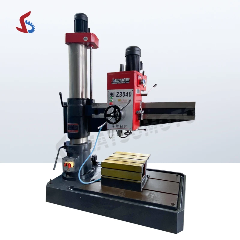 High Speed Radial Drill Machine Z3040 radial drilling machine price with double column