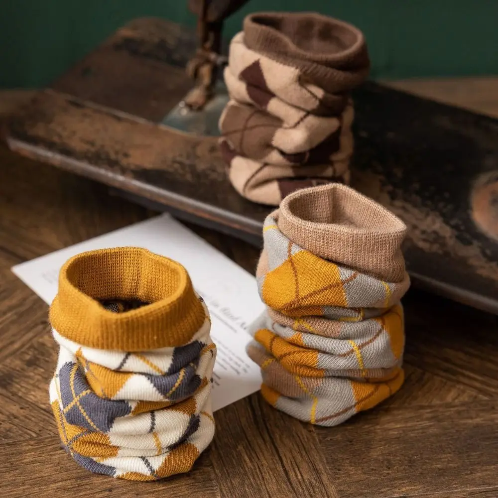 

Unique Plaid Stripe Check Socks Elastic Streetwear Knee High Stockings Academic Atmosphere Harajuku JK Stockings Women Lolita