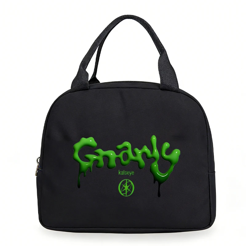 Katseye Print Women Men Lunch Bag Fashion Korean Ulzzang Portable Insulated Bags School Kids Multifunctional Food Handbag