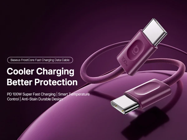 Baseus 100W Cable USB Type C for iPhone 18 17 16 Pro Max Plus Charger Cable Type-C for Macbook Pro ipad PD Cable Fast Charging