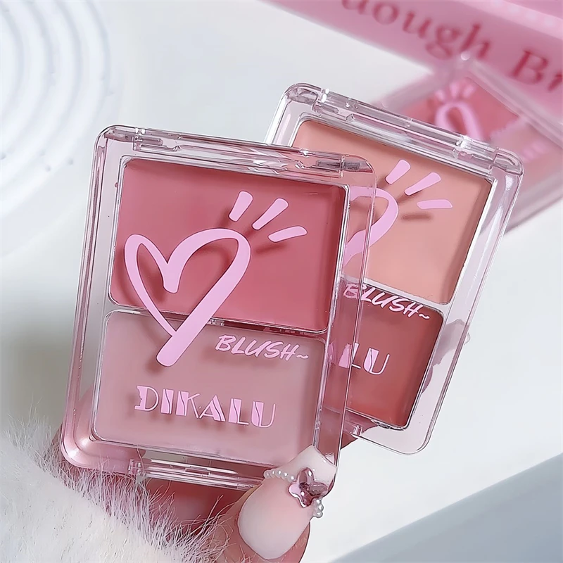 DIKALU Vitality Watery Blush Palette Highlighting Face Naturally Brightens, Clears, and Moisturizes Eyes and Cheeks for Dual Pur