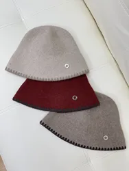 High Quality Fashion Cashmere Hat For Autumn And Winter, Three Colors For Women, One Size