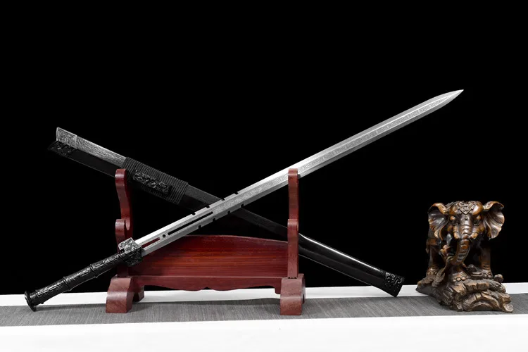 

104 cm Medieval hollowed-out free sword katana full tang True steel Templar Knight samurai sword Battle Preparation Ninja Kung F