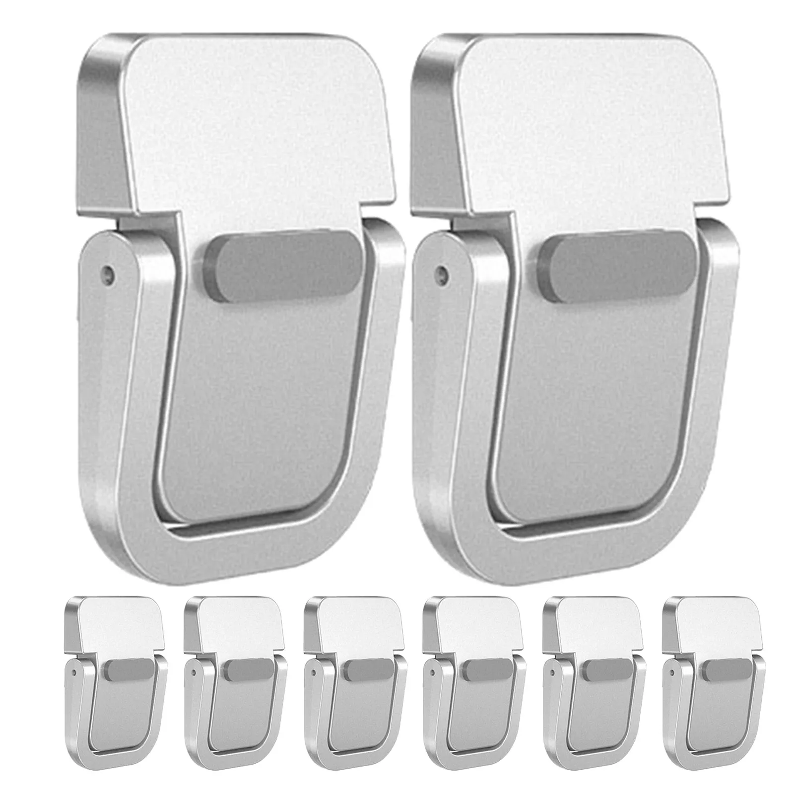8Pcs Notebook Keyboard Riser Stand Invisible Self-Adhesive Lift Bracket Ergonomic Typing Comfort Cooling Desktop Portable