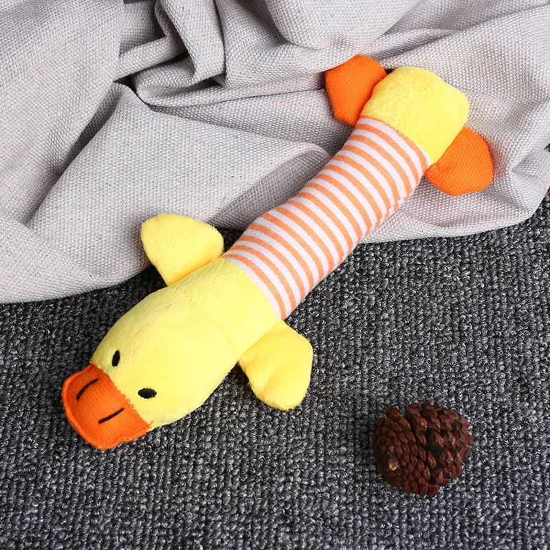 Pet Dog Toy Squeak Plush Toy For Dogs Supplies Fit for All Puppy Pet Sound Toy Funny Durable Chew Molar  Cute Toy Pets Supplies