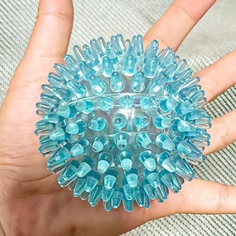 2 個の感覚スパイクボール 7 センチメートルストレスリフレクソロジー作業療法 ADHD 自閉症のおもちゃギフト子供ティーンボーイズガールズ