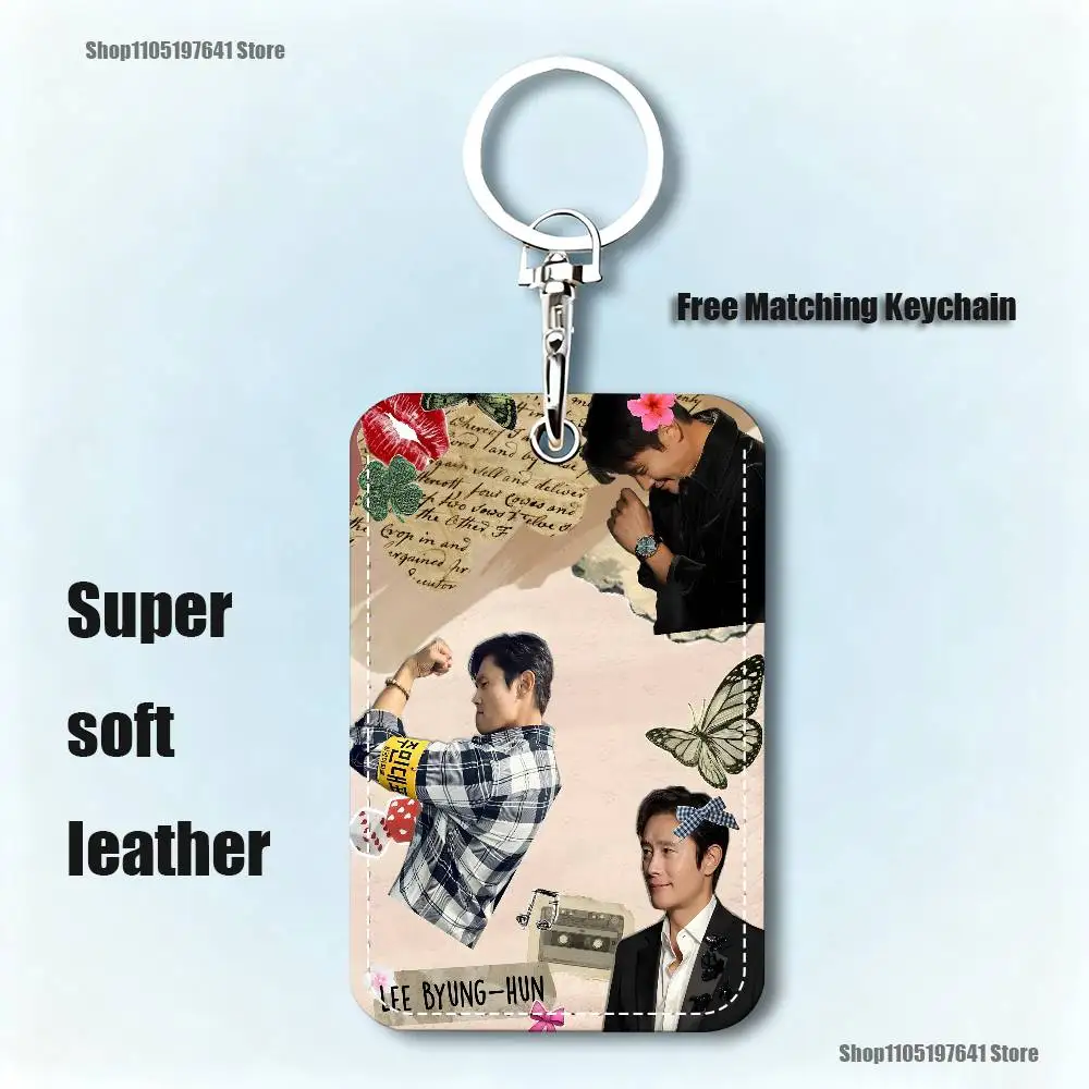 พวงกุญแจการ์ตูน B-Byung H-Hun Lee สไตล์อนิเมะ แฟชั่น จี้ห้อยกระเป๋า ใส่บัตรประจำตัว บัตรผ่านประตู บัตรรถบัส น่ารัก สำหรับผู้ใหญ่