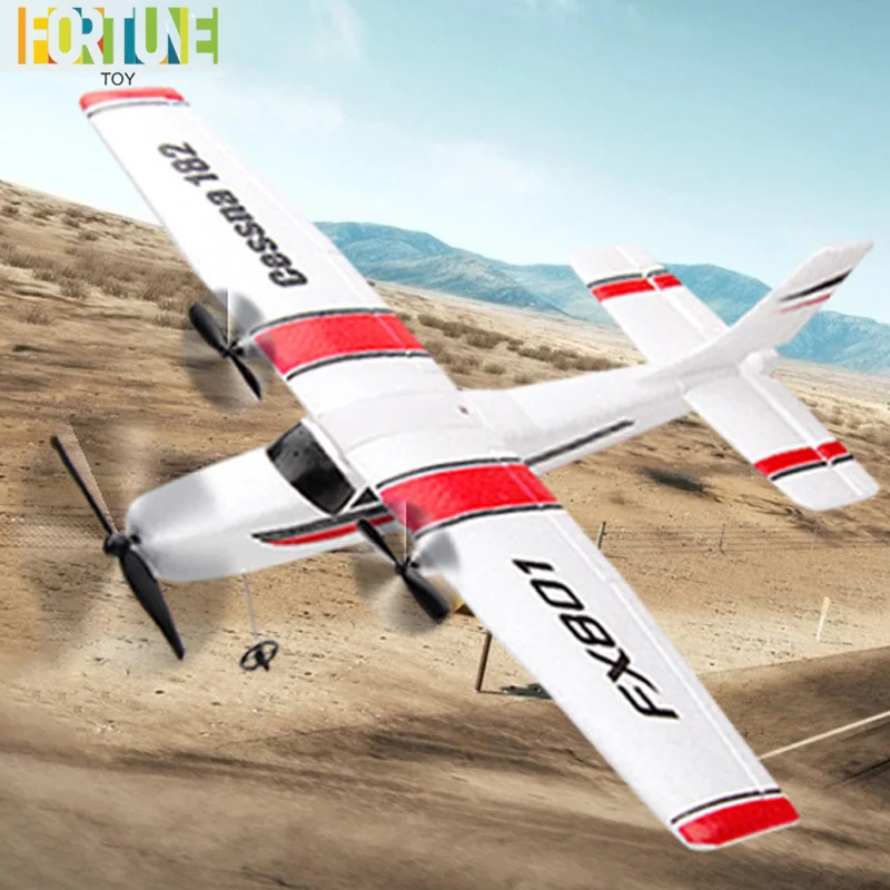 Fx801 rc avião epp espuma 2.4g 2ch rtf controle remoto envergadura avião fixo envergadura avião brinquedos presentes para crianças