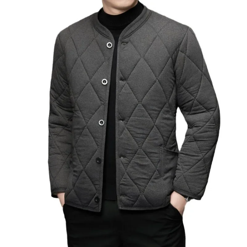 

2023 Men's Winter Alpaca Fleece Thickened Cotton Coat Elastic Casual Coat for Both Inner and Outer Wear Mens Jacket