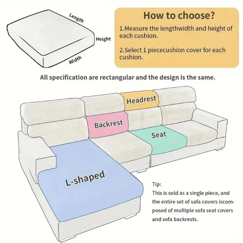 Floral Printed Stretch Sofa Cover Slipcovers L Shape Couch Protector Washable Anti Slip for Pets Living Room Bedroom Sofa Decor