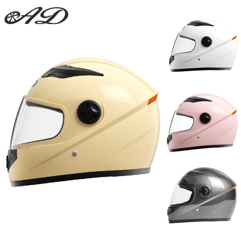 

Ad Full Face Racing Helmets Winter Warm Double Visor Motorcycle Helmet Dot Motorcycle Sports Helmet