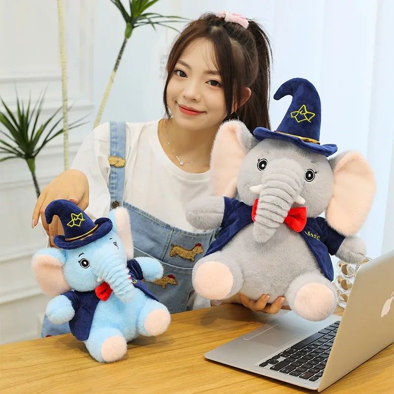 

New 30/45cm Dumbo Plush Toy Cartoon Hide And Seek Elephant Stuffed Animal Children'S Comfort Pillow Sleeping Buddy Doll