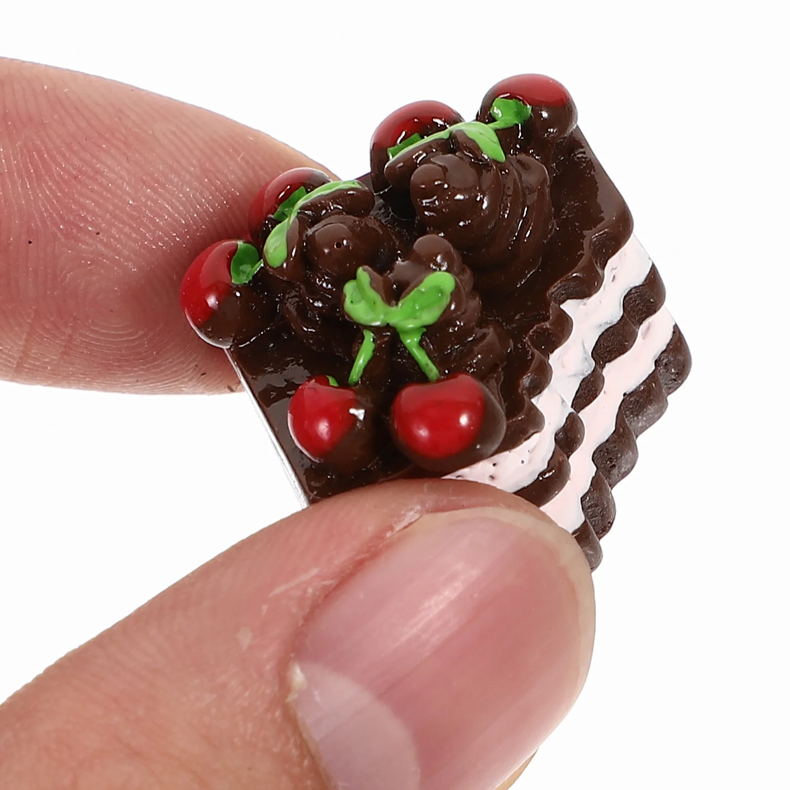 

12 Pcs Cake Resin Accessories Decoration Mini Dessert Model Charms Miniature Fake Food Small Figurines