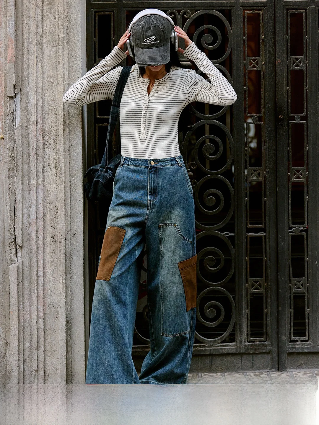 

Винтажные джинсы Luna7xi с широкими штанинами, женские повседневные универсальные джинсы, осенне-зимние, с высокой талией, прямого кроя, из смесового хлопка