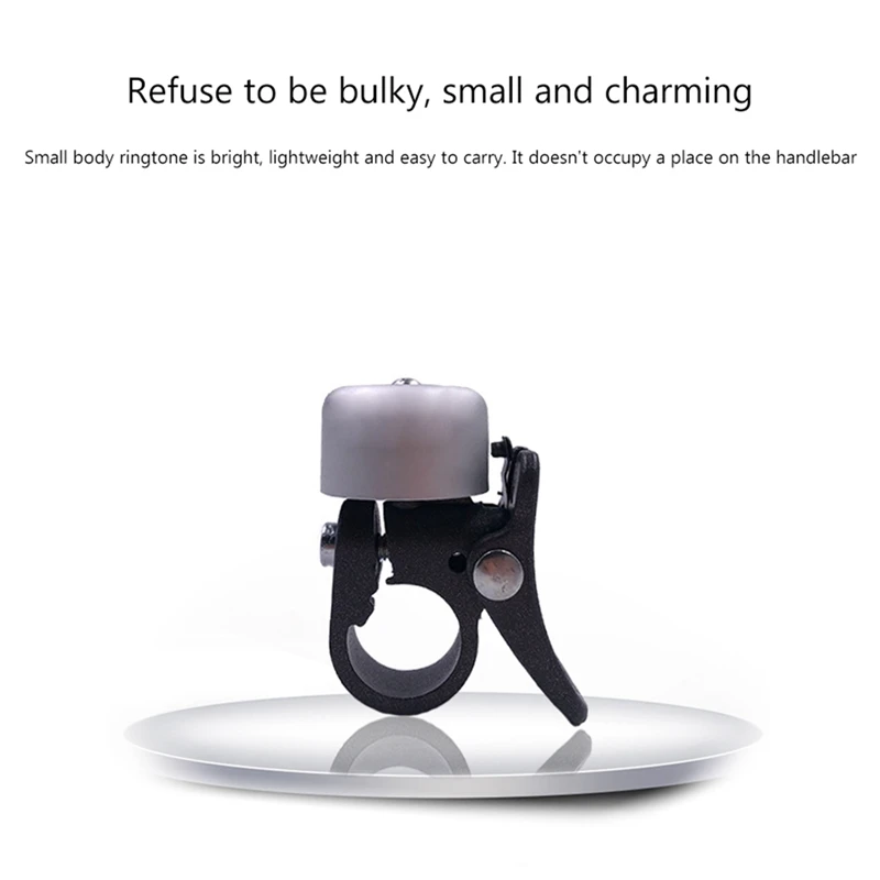 Scooter Bell Horn Stainless Steel Bell Mount For Xiaomi M365 Electric Scooter Loud Siren Bike MTB Bells Accessories