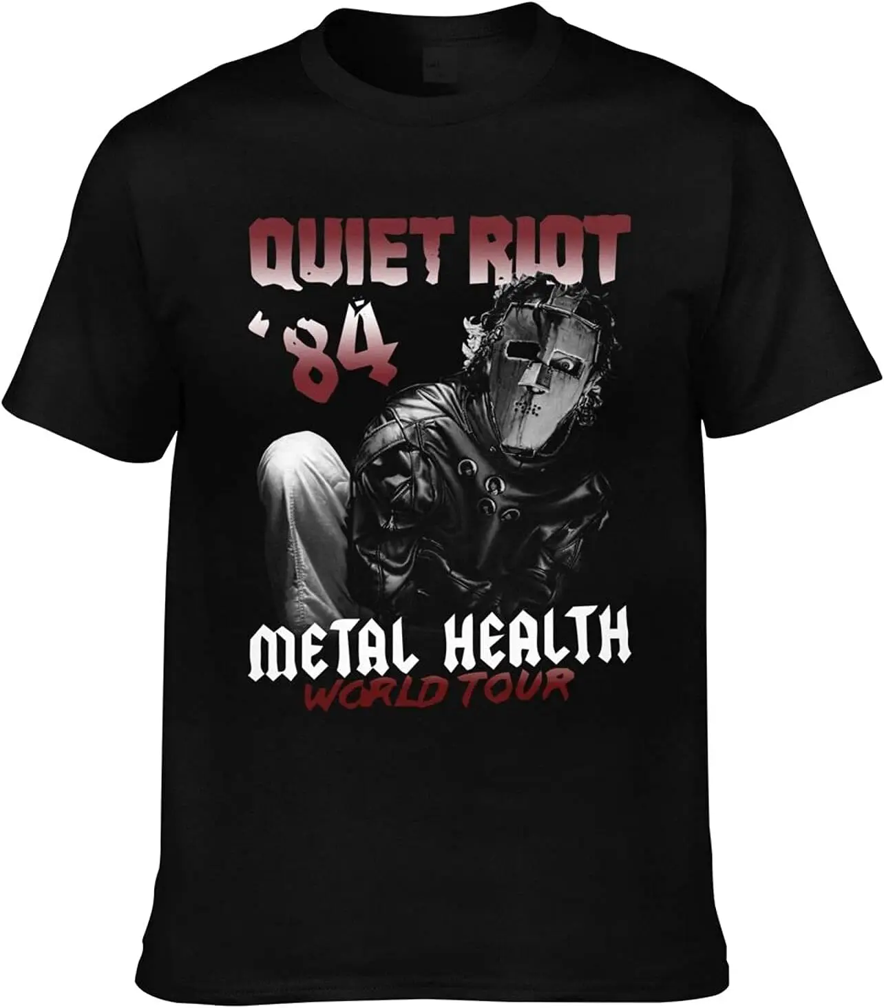 Quiet Riot-T-shirt Respirant pour Homme et Femme, Haut de Gamme, Modèle Professionnel, Conception Personnalisée, Chemises Courtes, Populaire