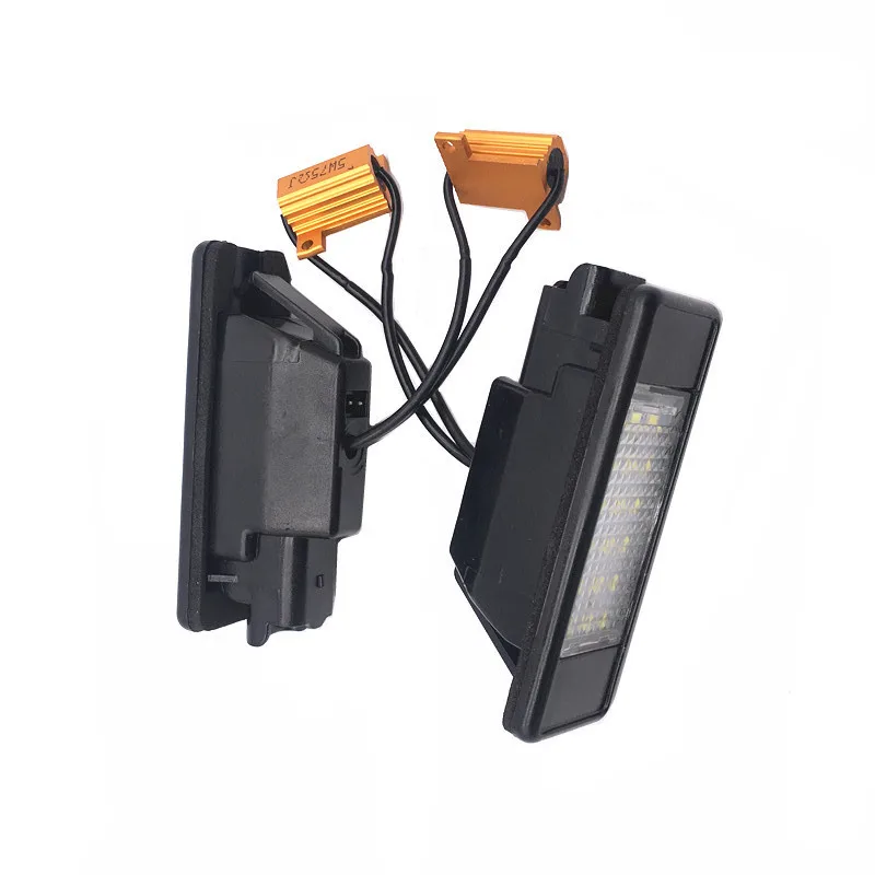 

2PCS LED White License Number Plate Light Lamp Car For Mercedes-Benz Sprinter W906 VITO W639 VIANO W639 2003-2014