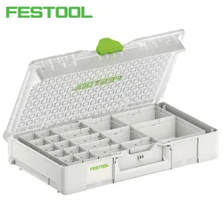 FESTOOL 204856 Systainer Organizer SYS3 ORG L 89 20xESB 508mm x 296mm x 89mm