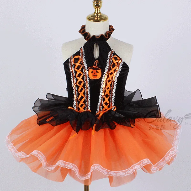 Kids Girls Professional Childrens Ballet Performance Leotards Gymnastics Tutu Bodysuit Ballet Outfit for Dance Costume Skirts