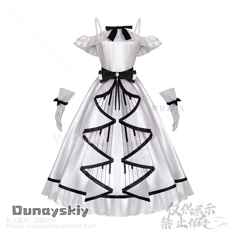 أيكاتسو! أنيمي تأثيري هوشيميا إيتشيغو زي الحفل مرحلة فستان رقص أداء الأبيض لوليتا الباروكات هالوين كوس كوسبف