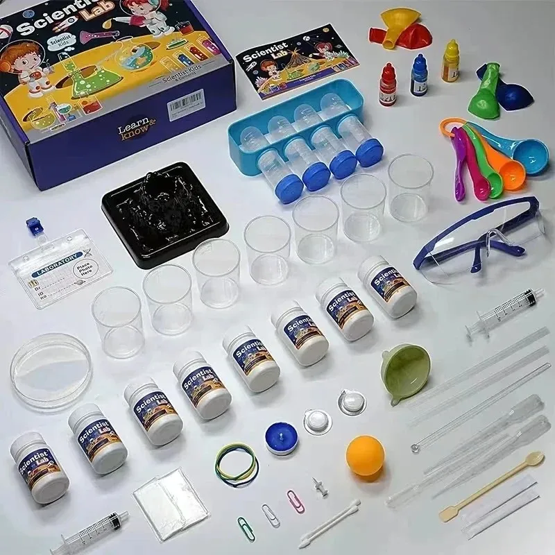 モンテッソーリおもちゃセット、子供用科学実験室、化学実験キット、子供向け教育用および人気科学玩具