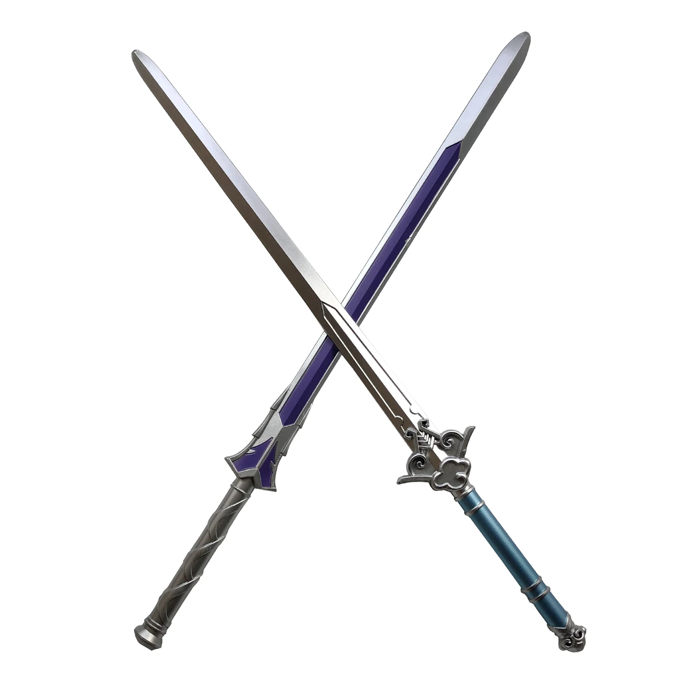 MO DAO ZU SHI Sword Weapon Blue Sowrd Cosplay 1:1 Knife Swordsman Safe PU Anime avoid dust sword 80cm