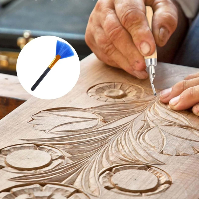ร้อน! 1 ชุดเครื่องมือ Linocut 5 ใบมีดหัว, เสื่อน้ํามันบล็อกยางแกะสลักบล็อกสําหรับแสตมป์ยาง, DIY แกะสลัก