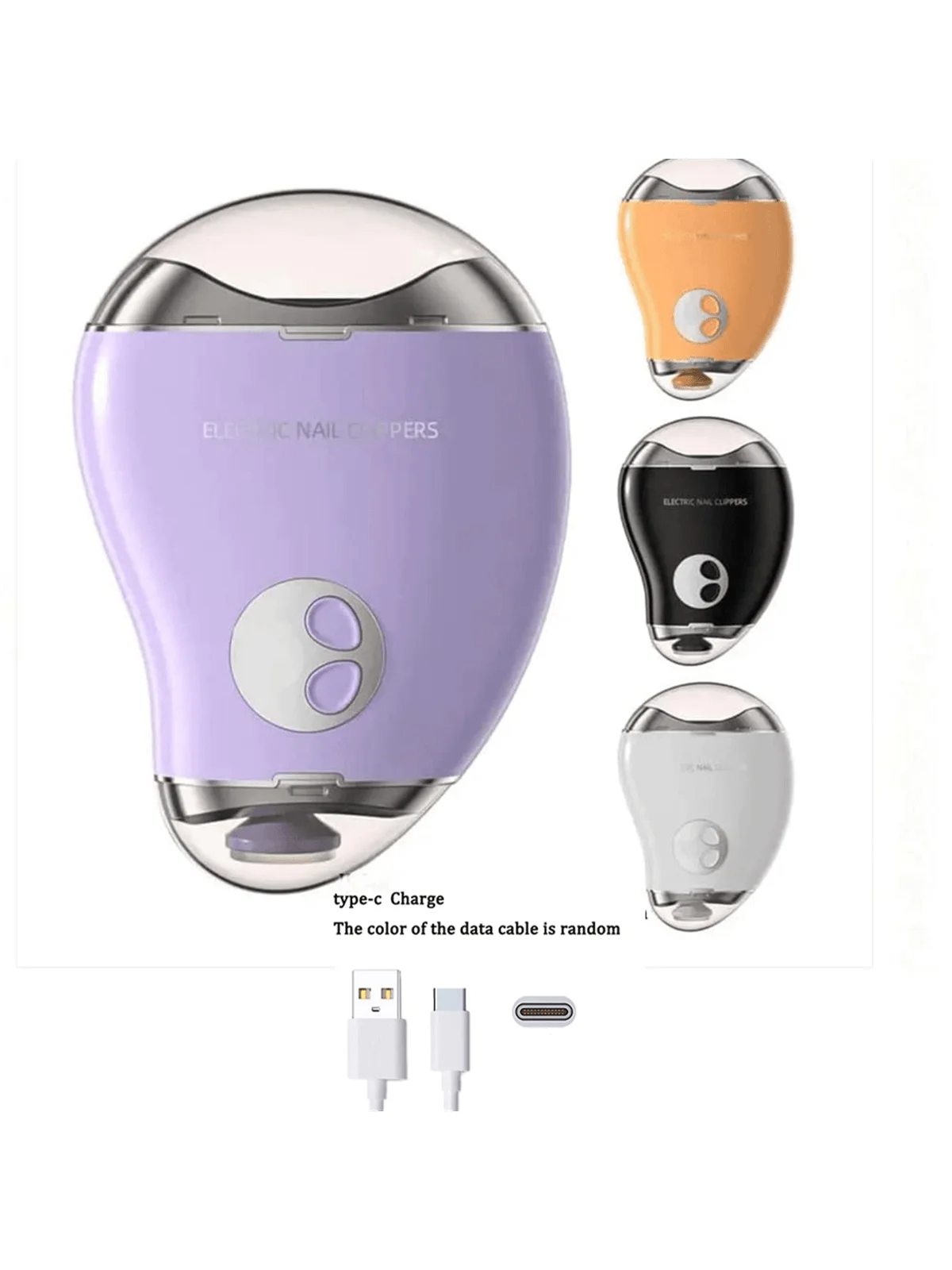 

Electric Nail Grinder For People Mango Shape Toe Nails Cutter Double-Head Trimming Nail Sharpener Adults Nail Cutter