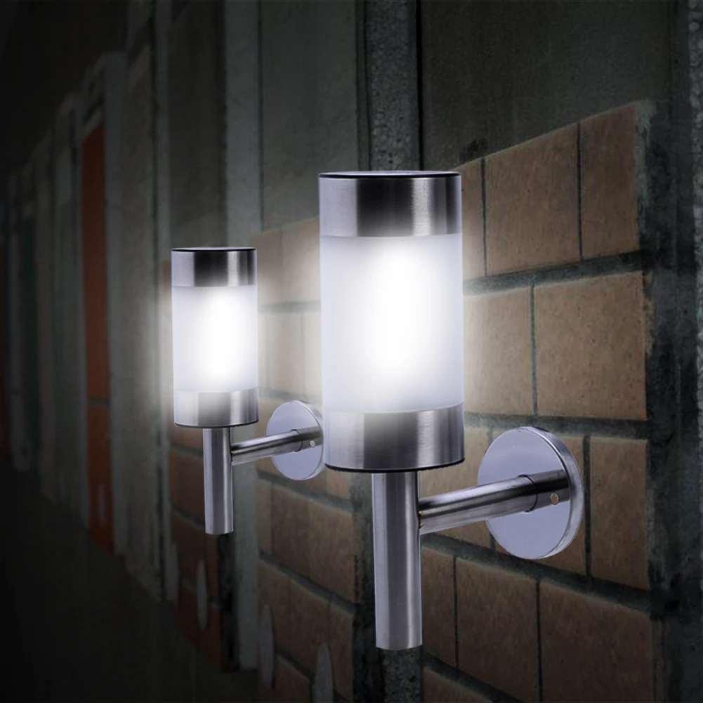 

2 шт., светильник на солнечной энергии, бесплатная установка, солнечный настенный светильник для наружного сада, двора, уличного освещения балкона