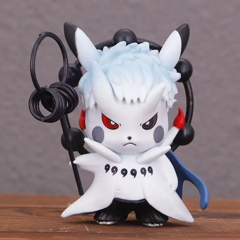 COS Series Naruto Six Paths Sage Figurine and Pokémon Blind Box Model Gift, Two-in-One Super Cool view 6