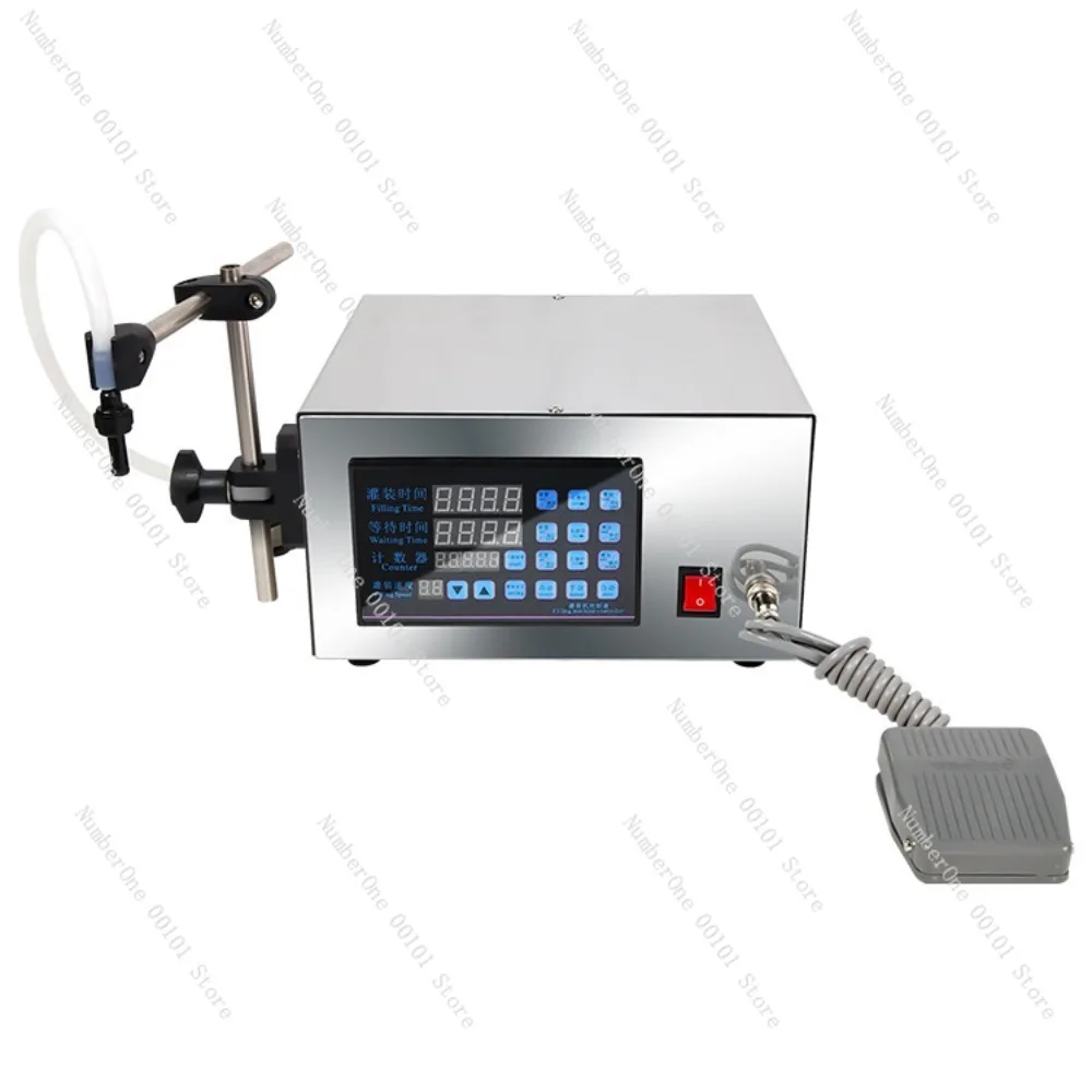 GFK-280 CNC Small Automatic Quantitative Liquid Filling Machine For Alcohol Edible Oil Liquor Dispensing