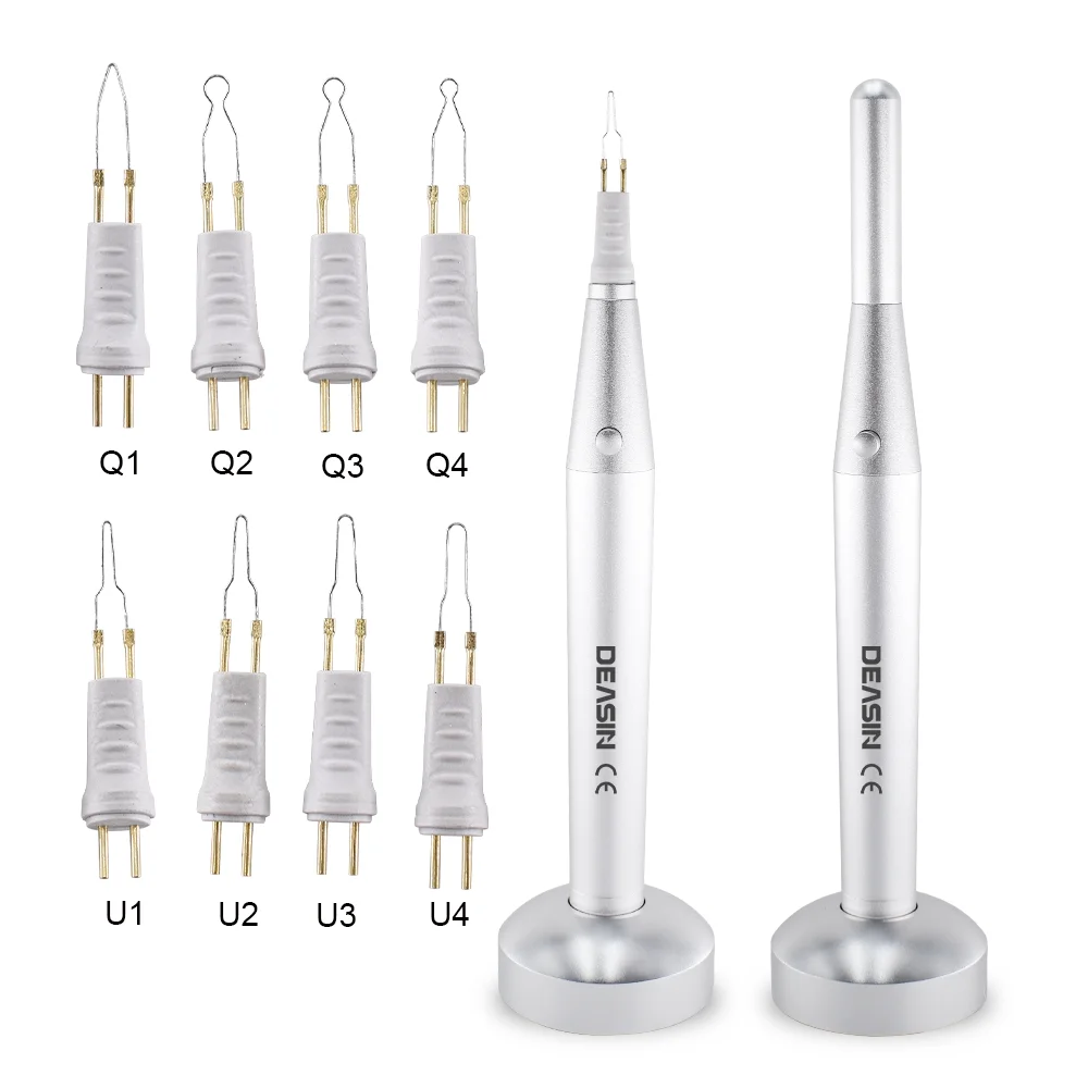 Dental Endo Gutta cutter Teeth Whitening Oral Hygiene Dental Equipment Tooth Gum Cutter Dental Gutta Percha Cutter with 8 Tips