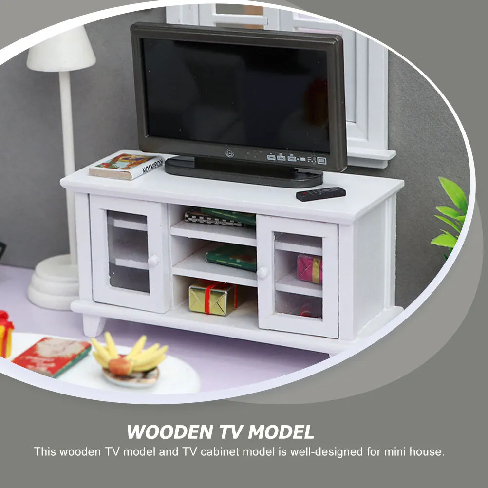 

1 комплект, мини-мебель, деревянный декор для шкафа для мини-домика, спальни, аксессуары для небольшого дома, реалистичный дизайн, украшение для рабочего стола