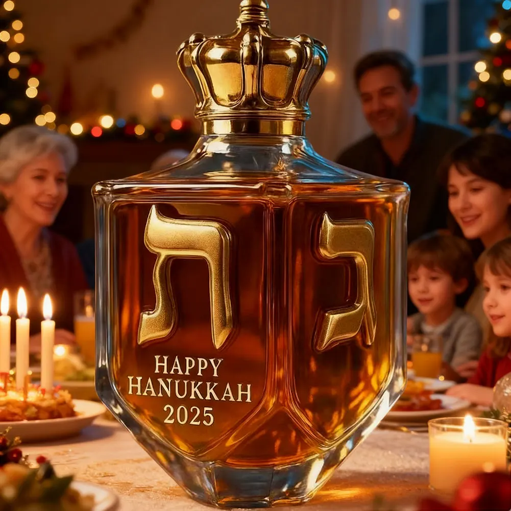 Whiskys Made For Chanukka Celebrations Exquisites Sammlergeschenk für den Schreibtisch