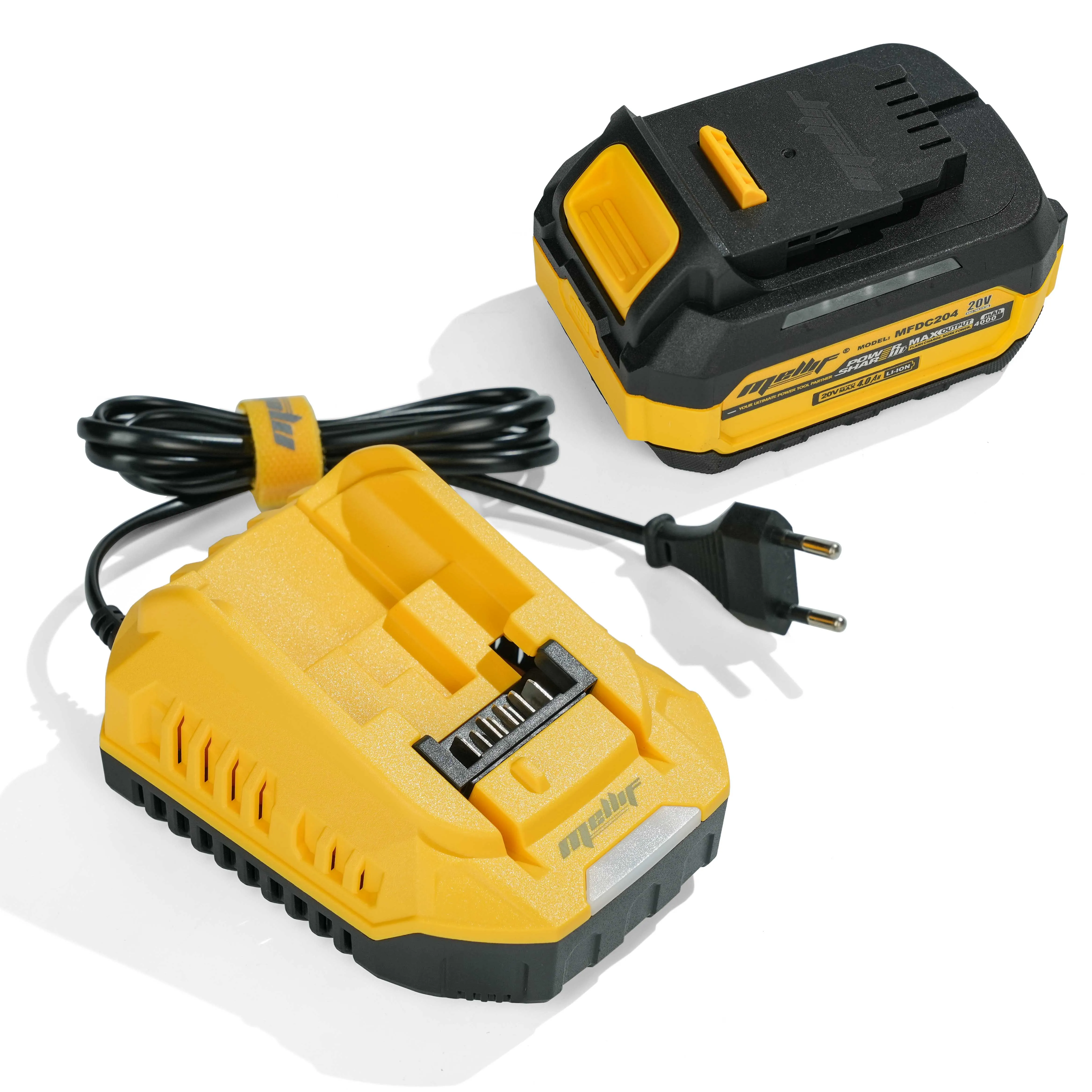 

Mellif 20V Lithium-ion Battery and Charger Compatible with Dewalt 20V Max Cordless Tools,4.0Ah Battery & 2.0A Fast-Charger Combo