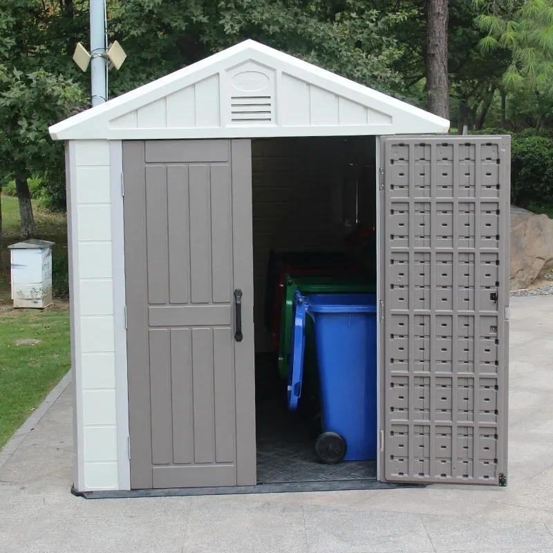 Community outdoor four-category garbage room mobile intelligent sanitation recycling collection station