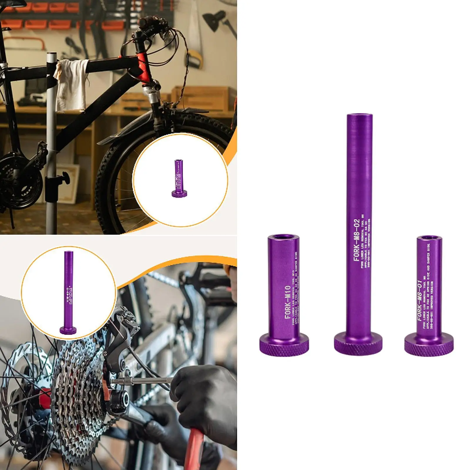 

Инструмент для удаления ног передней вилки велосипеда Портативный профессиональный инструмент для удаления нижней части ноги велосипеда