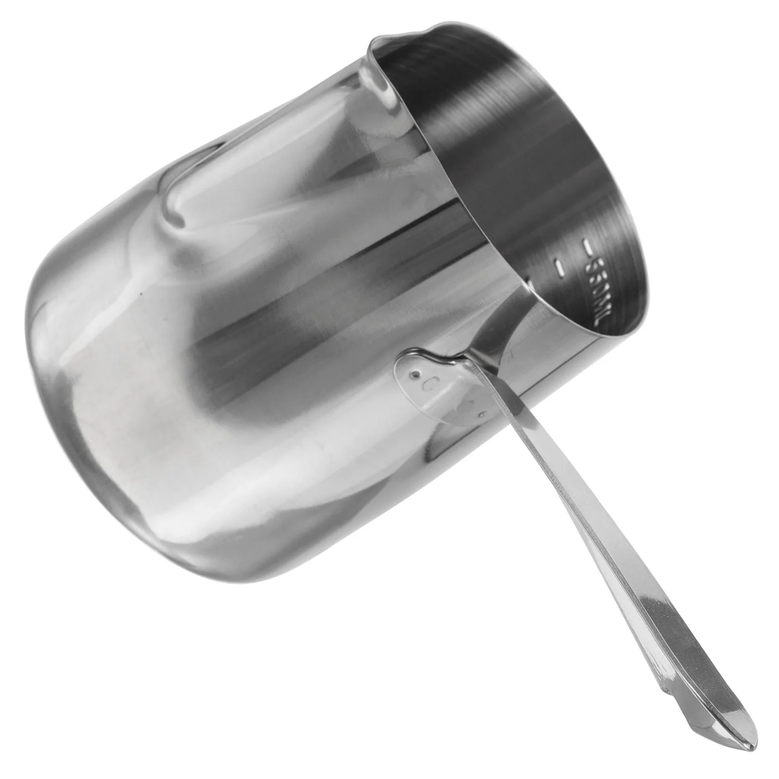 

Stainless Steel 304 Milk Pitcher Multi-Function Frothing Cup for Coffee Shop Home Use Ergonomic Handle Easy Clean Heat Resistant