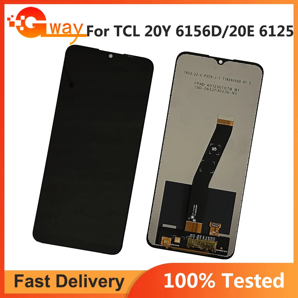 

Original For TCL 20Y 20E 6156D 6125F 6125D 6125A LCD Screen Display Touch Panel Digitizer For TCL 20 Y 20 E LCD Display Assembly