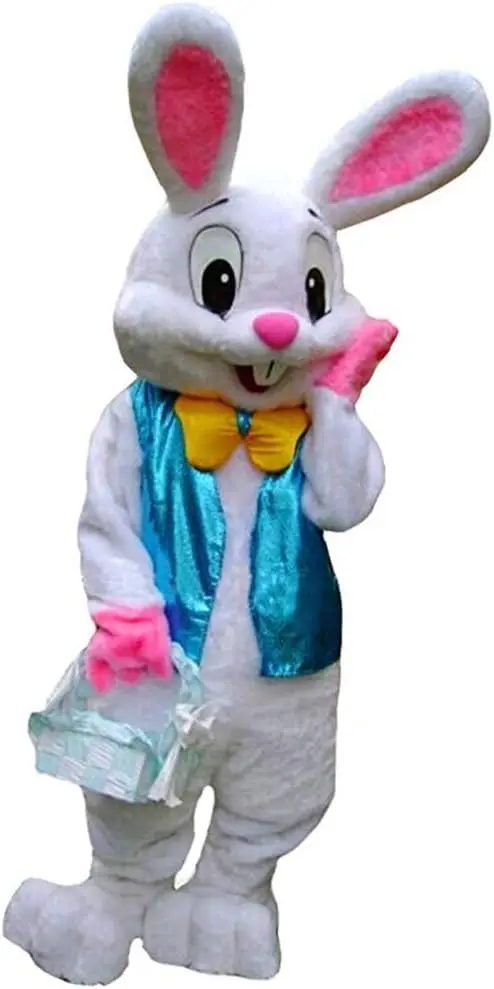 

Easter Bunny Mascot Costume Adult Size Fancy Dress for Holiday Parties