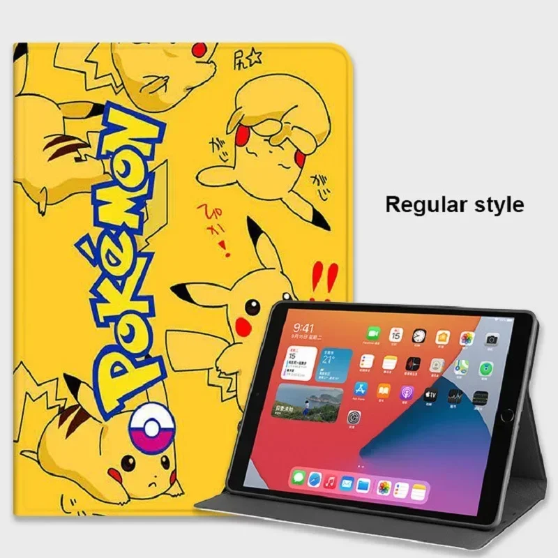 Pokemon Pikachu For iPad 10.2 8th 2018 2017 9.7 Case For Pro 11 iPad Air 5 Mini 4 5 6 Air 4 iPad 10th 10.9 2022 9th 12.9 Cover