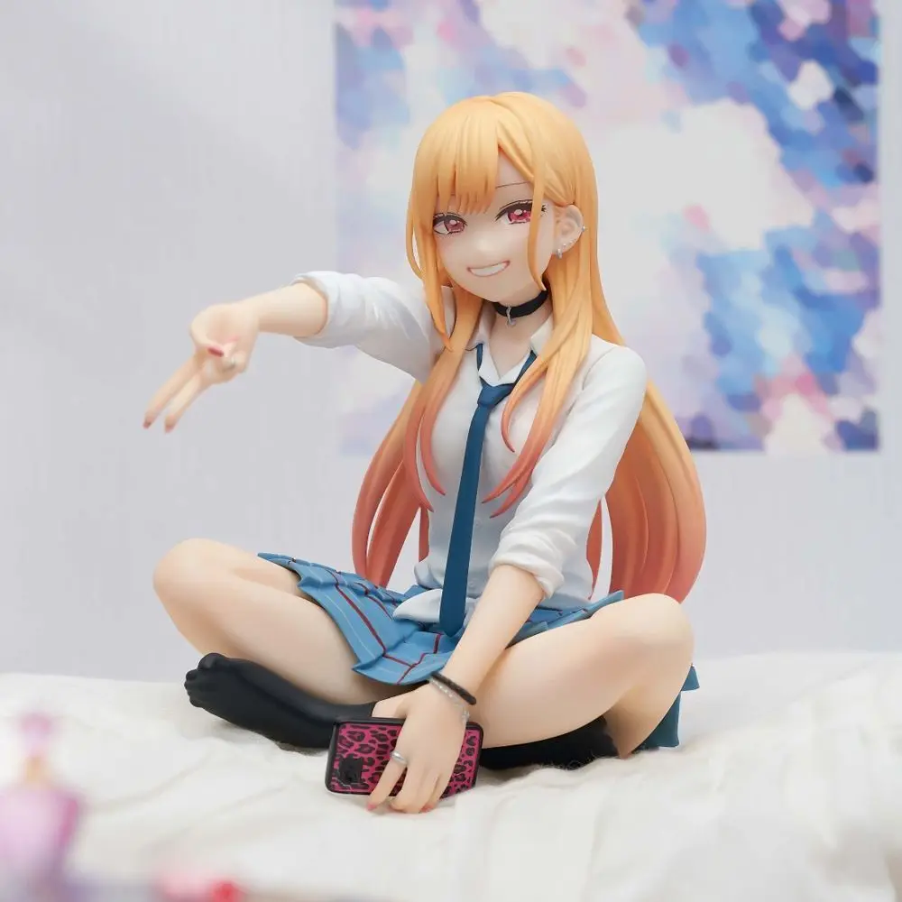 

My Dress-Up Darling Kitagawa Marin Sitting Position Anime Figure Model Statue Collection Desktop Decoration In Stock