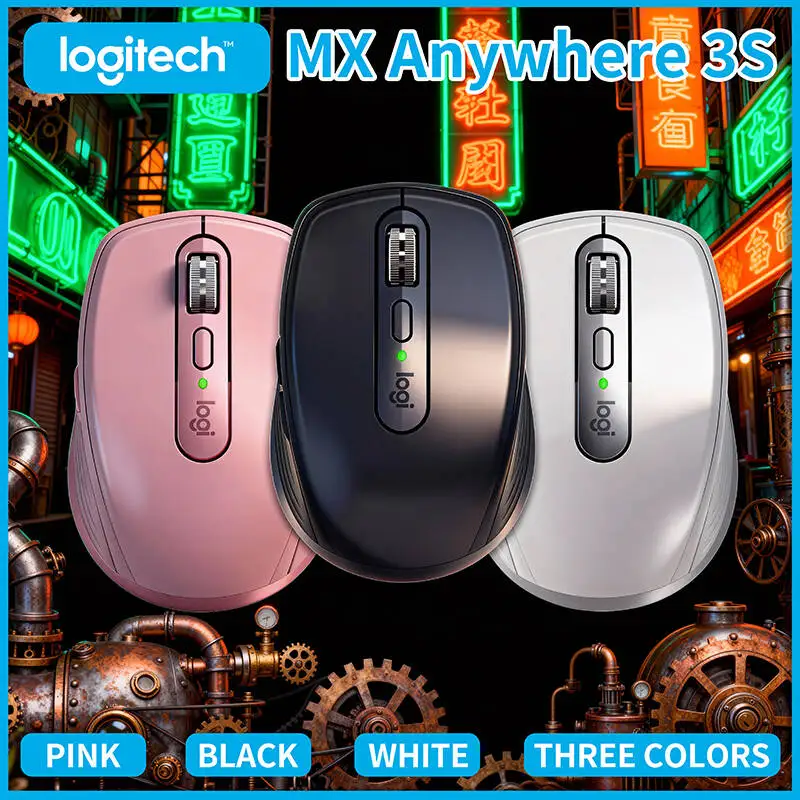 

Logitech MX Anywhere 3S Wireless Mouse with Logi Options+, Customizable Controls, Silent Clicks, 8K DPI
