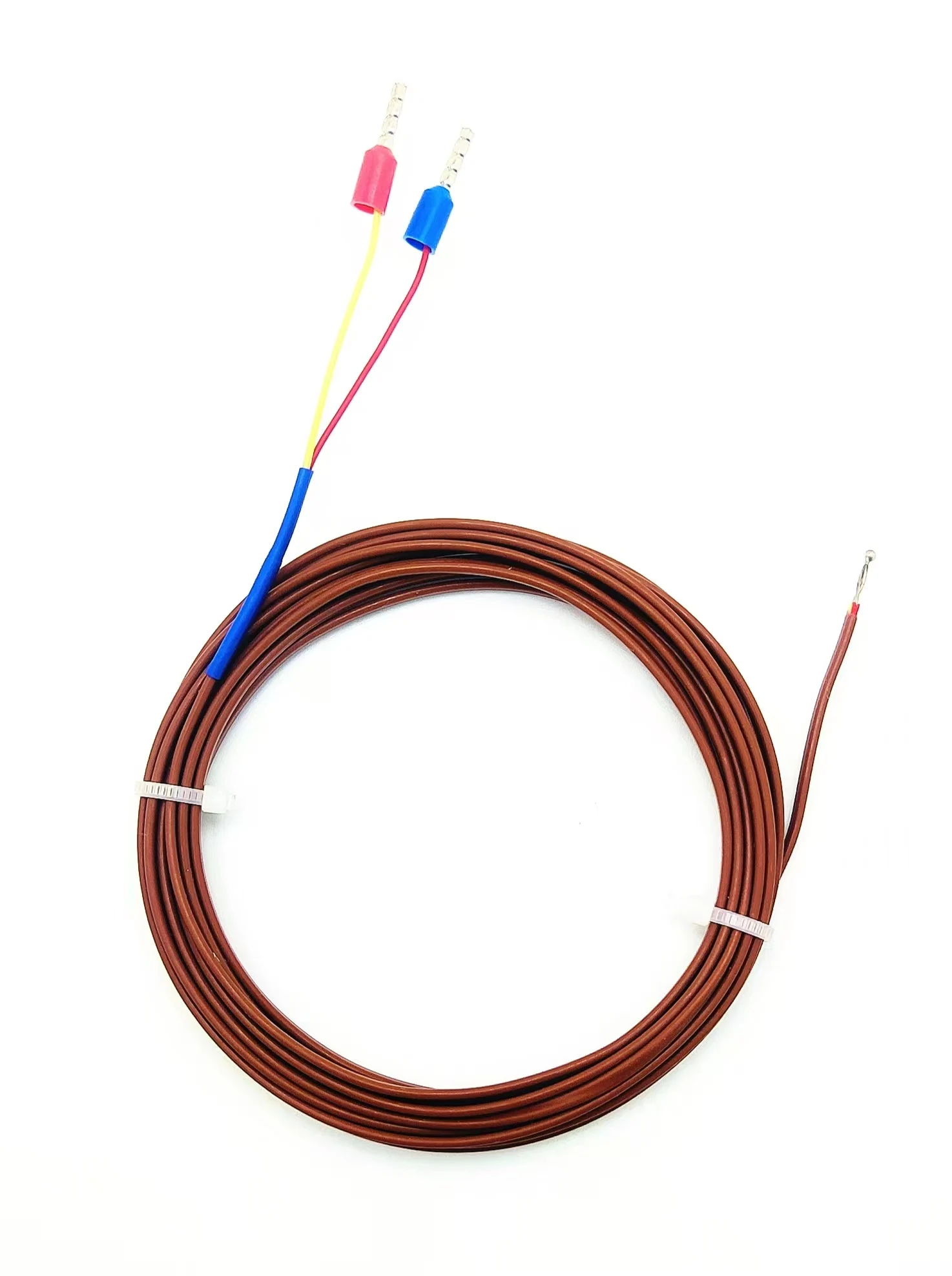 K-type thermocouple, PTFE temperature measuring wire, motor temperature sensor, K-type 1M/2M/3M/4M/5M,0-250℃.